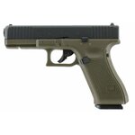 Pistolet CO2 Glock 17 Gen5 Battlefield Green 4,5 mm BB 3 joules en pack 3