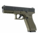 Pistolet CO2 Glock 17 Gen5 Battlefield Green 4,5 mm BB 3 joules en pack 4