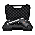 Pistolet CO2 Bruni US Combat 1911 argent tout métal 4,5 mm BB 4