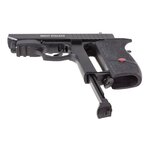 Pistolet CO2 Crosman Night Stalker 4,5 mm BB tout métal avec laser 4
