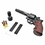 Revolver à billes acier Bruni CN821 6 pouces noir CO2 4,5 mm BB 3