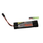 Batterie airsoft Swiss Arms Ni-MH 9,6 V 1600 mAh connecteur mini Tamiya 2