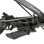 Pistolet arbalète Man Kung Alligator 80 lbs noir + 3 traits 6 pouces 3