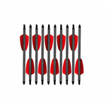 Lot de 10 flèches carbone 7,5 pouces EK Archery pour arbalète Cobra R9