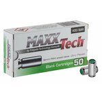 Cartouches à blanc 9 mm PAK MaxxTech étui acier zingué, boîte de 50