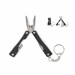Petite pince multifonctions noire 9,4 cm avec lampe LED 3