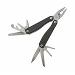 Pince multifonctions noire 15,5 cm avec scie, lames et étui nylon