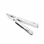 Pince multifonctions inox avec lame drop-point et étui marron 3
