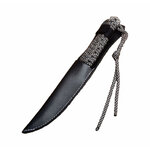 Couteau à lame fixe manche paracorde, lame acier 440C 9,5 cm 2
