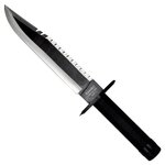 Couteau de survie Rambo I, lame acier 420 22,5 cm, kit et étui cuir
