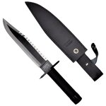 Couteau de survie Rambo I, lame acier 420 22,5 cm, kit et étui cuir 2