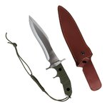 Couteau de survie Rambo V, lame acier inox 440 23 cm, étui cuir 2