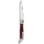 Couteau pliant de type laguiole avec tire-bouchon, lame inox 9 cm 2