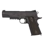 Pistolet airsoft CO2 Colt 1911 Rail Gun noir Cybergun 6 mm 1 joule