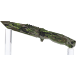Couteau à lame fixe K25 Camo 27 cm, lame tanto 14 cm, étui nylon 3