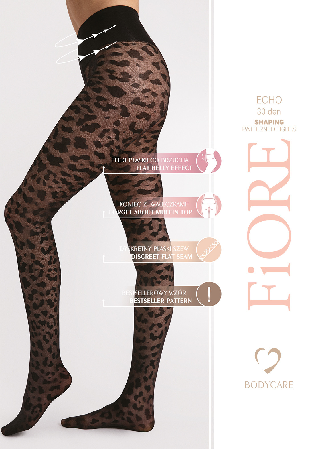 collant minceur leopard