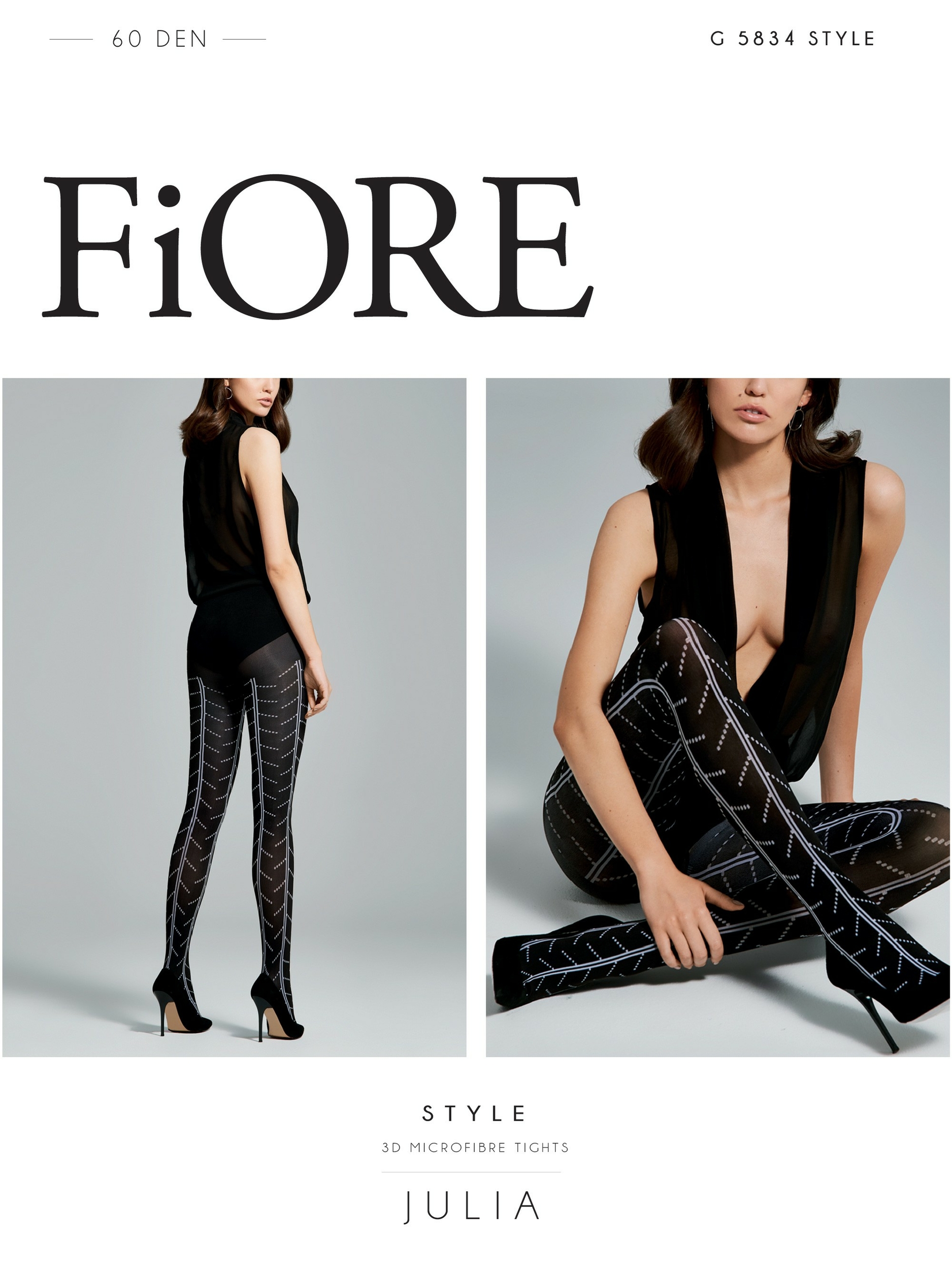 collant fiore style 60 deniers