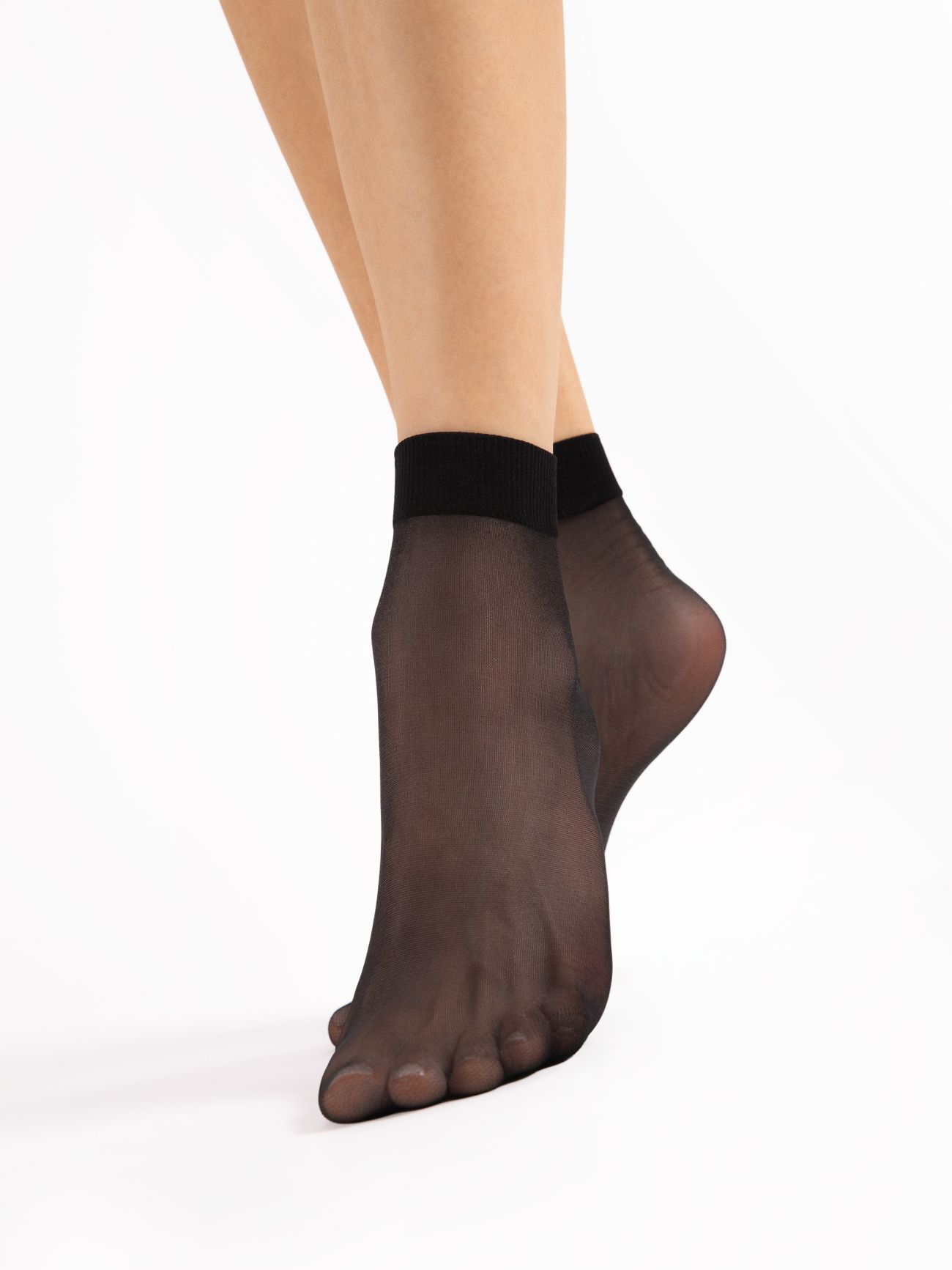chaussette courte noir 15 deniers
