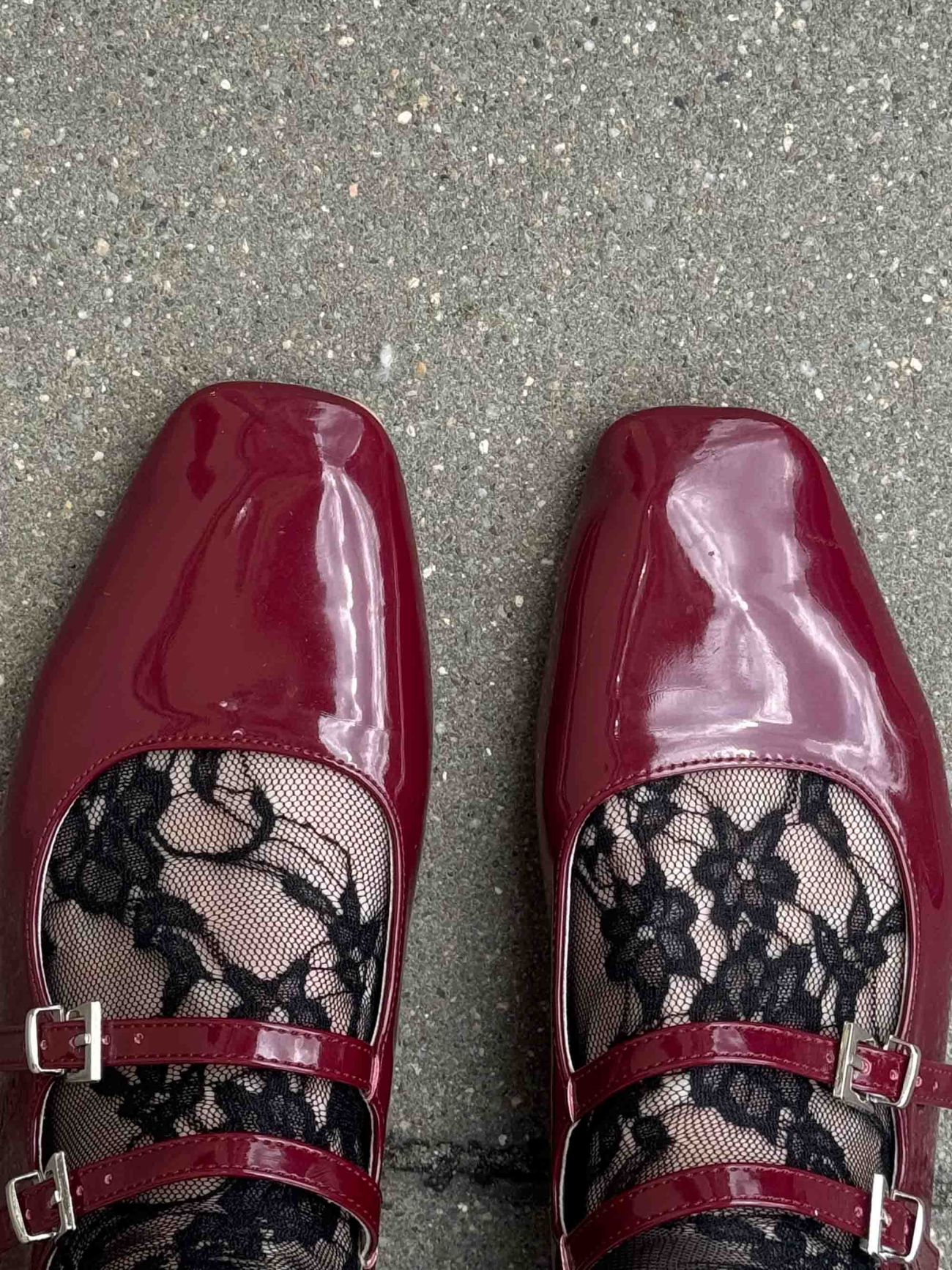 chaussette dentelle noir