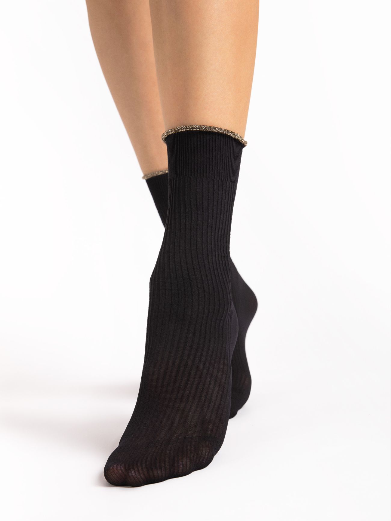 chaussettes 40 deniers noir fiore sassy