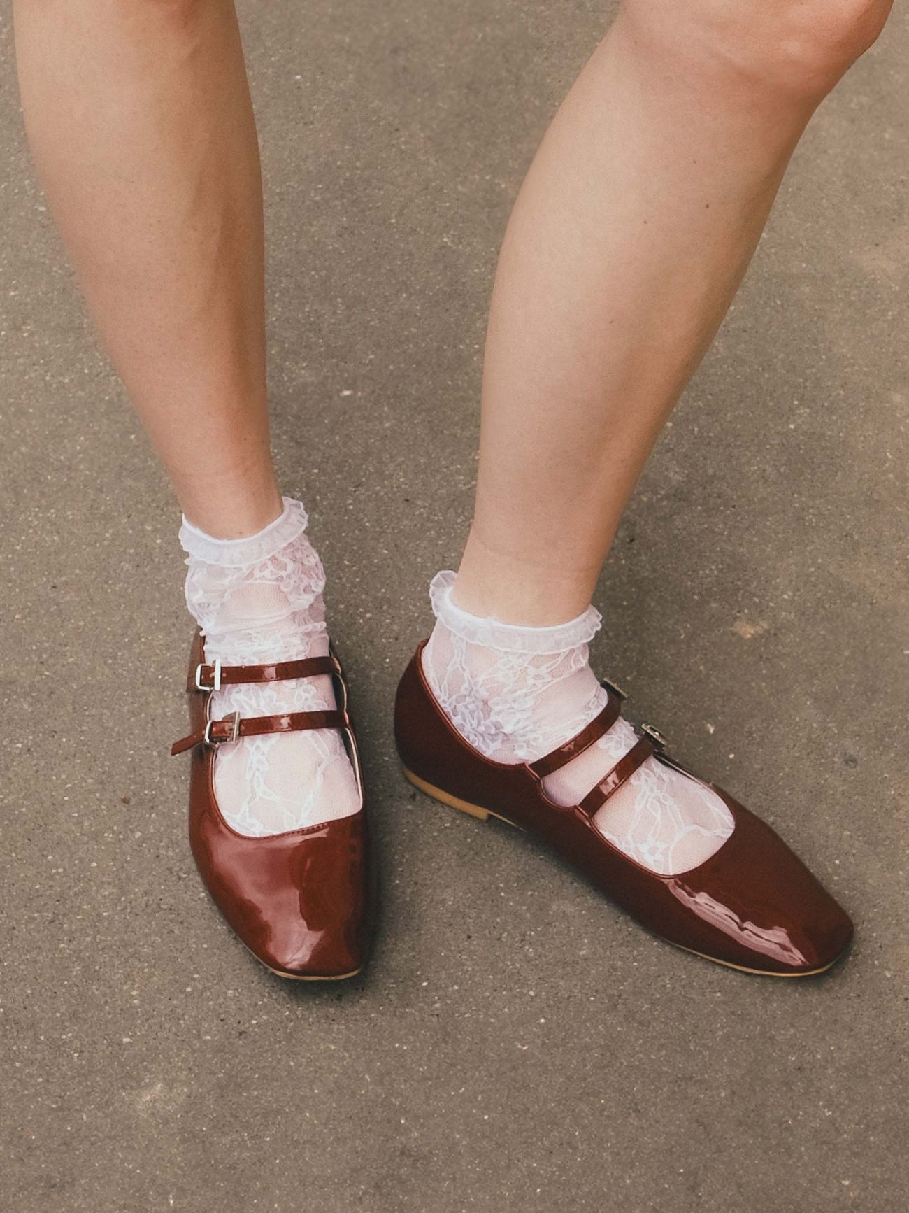 chaussettes en dentelles blanche fiore ismena