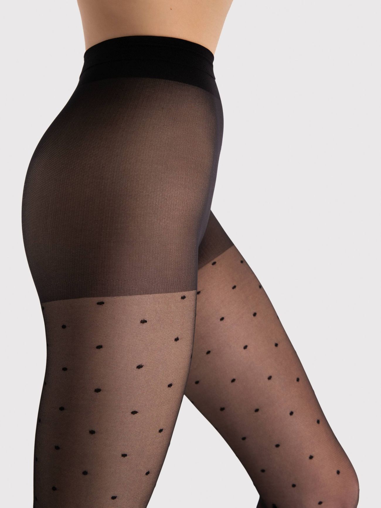 collant fiore plumetis 15 deniers