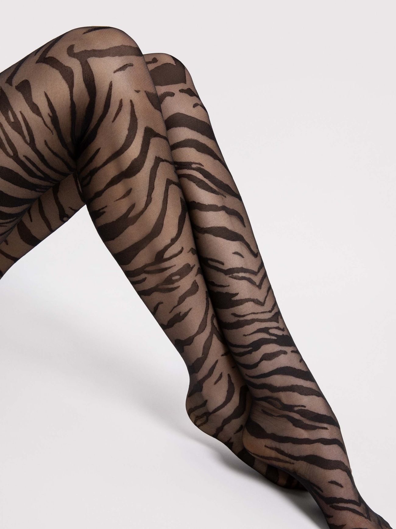 collant tigre noir 15den
