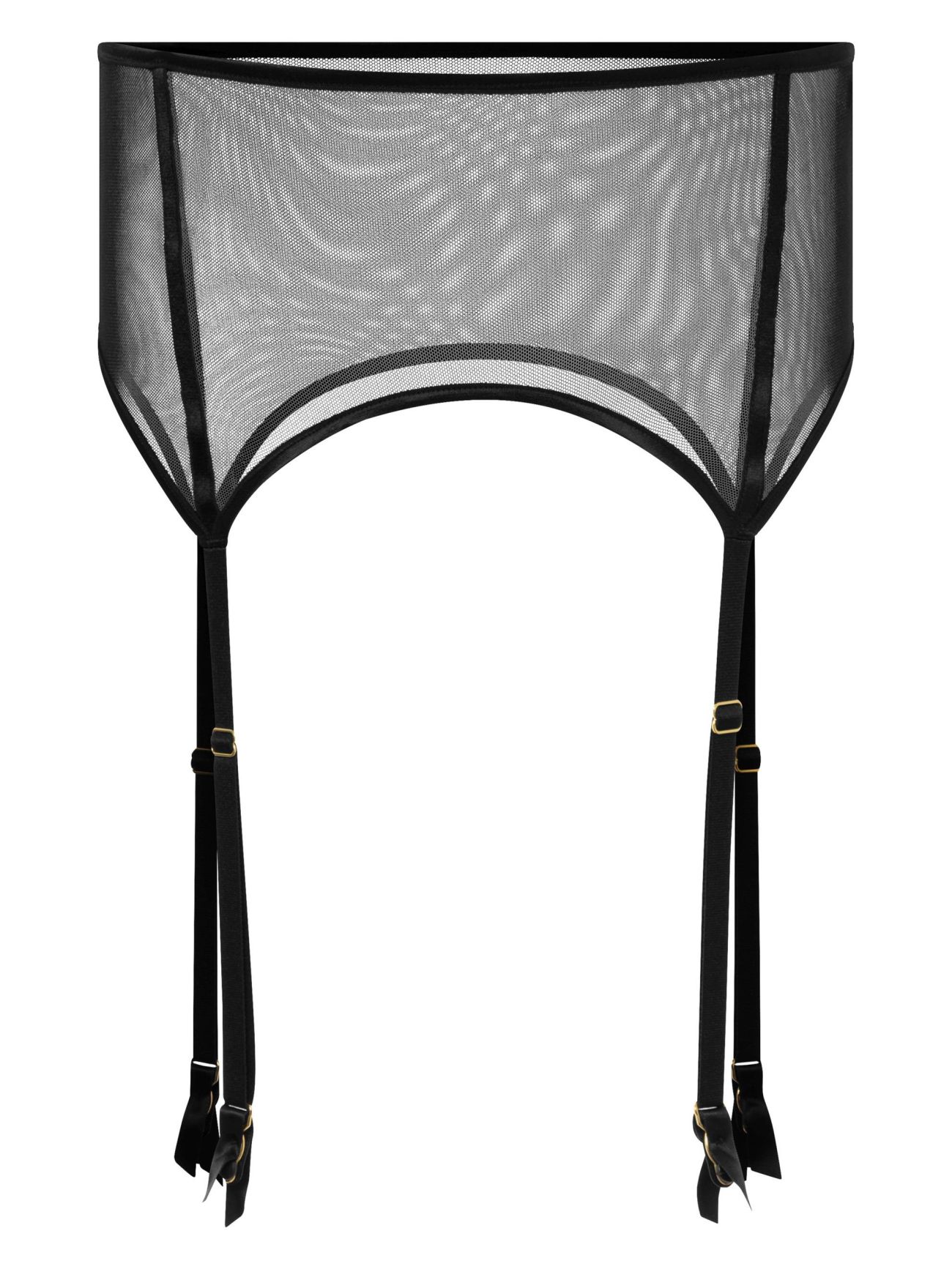 porte jarretelles fiore carlita noir et minimaliste