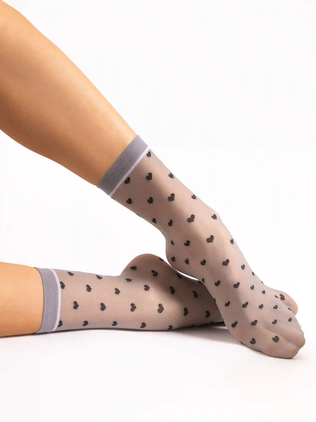 chaussette gris clair