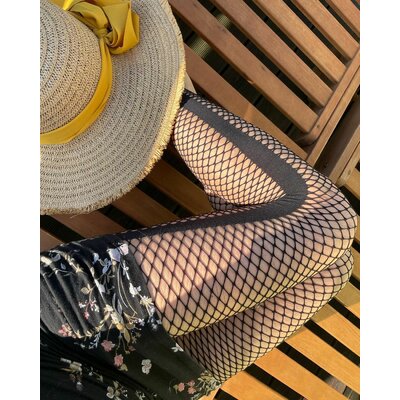 collant resille fiore lady rock style et original