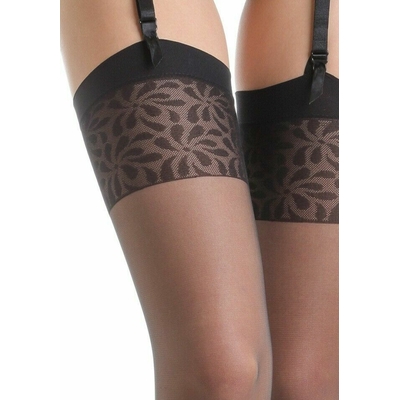 bas porte-jarretelles fiore ADORA noir