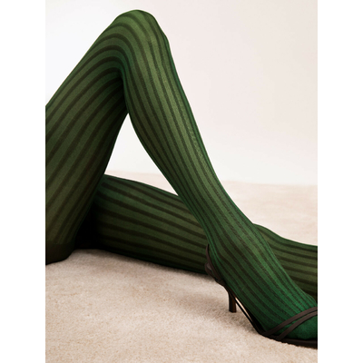 collant fiore colour vert