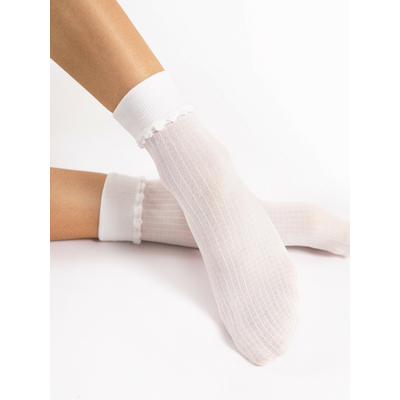 socquette blanche 40 deniers