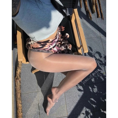 collant ouvert gris misso P105