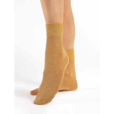 chaussette or brillantes 60 deniers