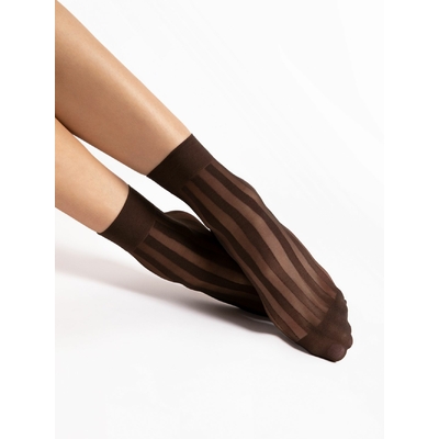 chaussettes fines couleur mocca marron fiore vibe