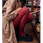 collant 40 deniers rouge fiore
