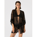 peignoir court en tule