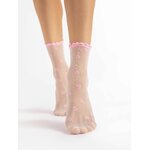 chaussette légère rose