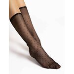 chassette noir haute plumetis 20 deniers