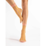 chaussette couleur peche 15 deniers