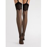 bas porte jarretelle sexy avec ligne couture