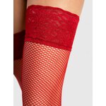 bas up en resille rouge fiore liza