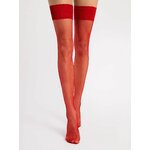 bas up en resille rouge