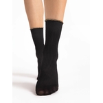 chaussette noir 40 deniers fiore sassy