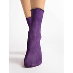 chaussette violette 40 denier fiore sassy