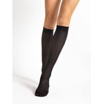 chaussette noir haute 40den fiore