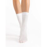chaussette blanche 40 deniers fiore basico