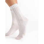 chaussette blanche chaude 40 deniers fiore basico