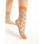 chaussettes 15 deniers orange FiORE